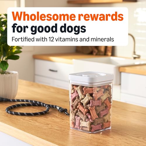 Amazon Basics Crunchy Dog Biscuits Multi Flavor Dog Treats 5 lb. Box view 3