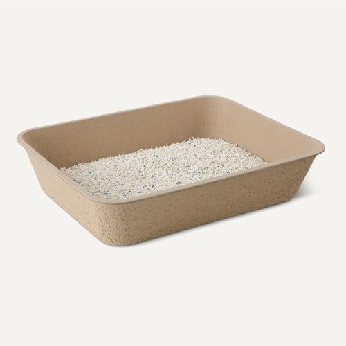 Amazon Basics Disposable Cat Litter Box, Travel & Home, Large 14.4"x18.1", 6-Pack view 3