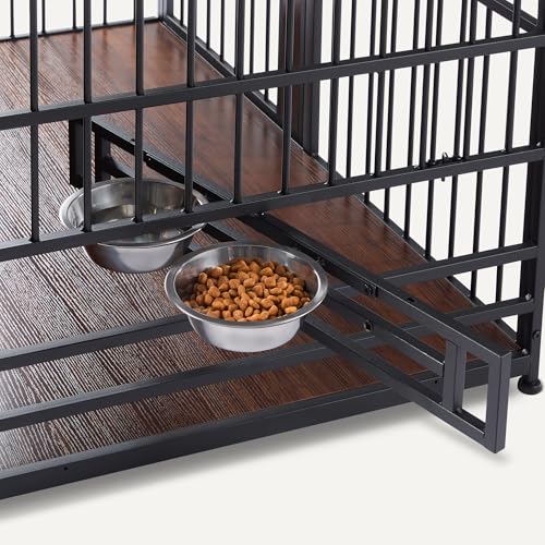 Amazon Basics Furniture Style Dog Crate, 48 Inches view 3