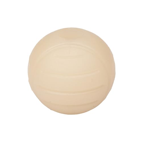 Amazon Basics Interactive Bouncy Durable Rubber Dog Toy Balls, Glow, 2.5 inch, Beige, Pack of 3 view 3