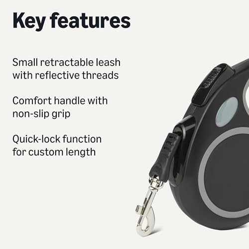 Amazon Basics Retractable Dog Leash S view 2