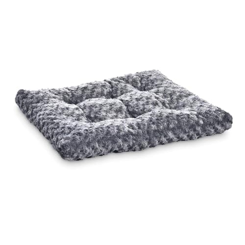 Amazon Basics Washable Cat and Dog Bed and Crate Pad, Indoor, 46 x 29 x 4 inches, Gray
