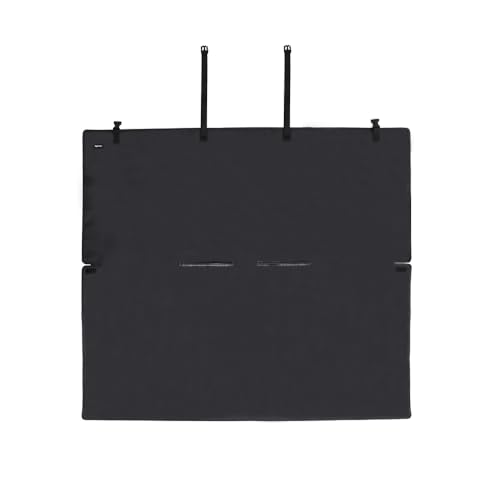 Amazon Basics Waterproof Car Back Bench Seat Cover Protector for Dog - 56 x 47 inch, Black