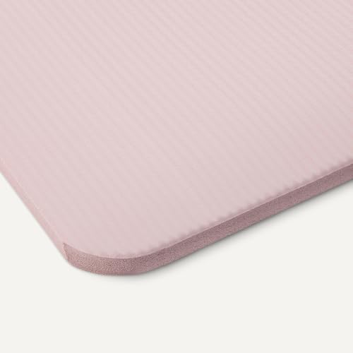 Amazon Basics 1-Inch Extra Thick Workout Exercise Yoga Mat with Carrying Strap, 74" x 24", Rose