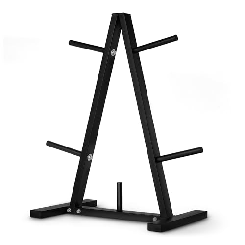 Amazon Basics 1-inch Weight Plate Tree Rack