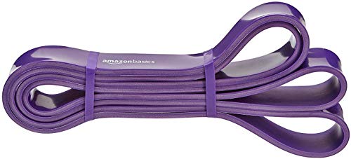 Amazon Basics 40 to 80 Pound Resistance Pull Up Band - 1 1/4 inch, Purple