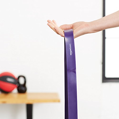 Amazon Basics 40 to 80 Pound Resistance Pull Up Band - 1 1/4 inch, Purple