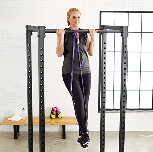 Amazon Basics 40 to 80 Pound Resistance Pull Up Band - 1 1/4 inch, Purple