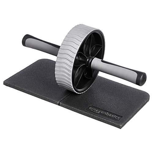 Amazon Basics Ab Wheel Abdominal Exercise Roller with Knee Pad