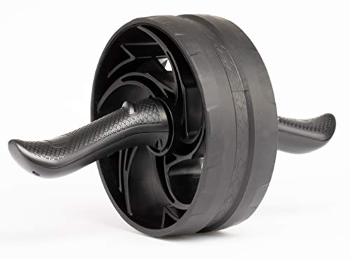 Amazon Basics Abdominal and Core Exercise Workout Roller Wheel - 13 x 8 x 8 Inches, Black