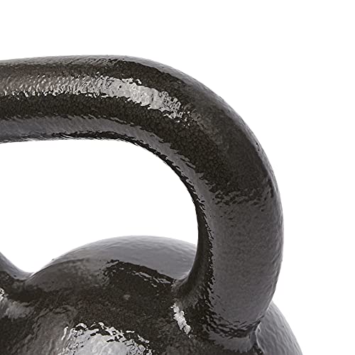 Amazon Basics Cast Iron Kettlebell, 45 Pounds, Black