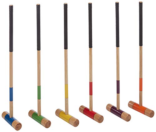 Amazon Basics Croquet Set, Six Player, Black