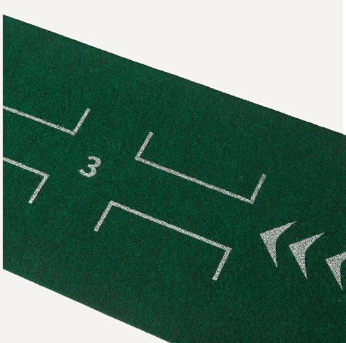 Amazon Basics Golf Putting Mat with Auto Ball Return, Built-in Alignment Guides, Portable Golf Putting Mat, 109" x 14.4" view 3