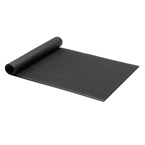 Amazon Basics High Density Floor Mat for Exercise Equipment or Treadmill, 4 x 6 Feet, Black