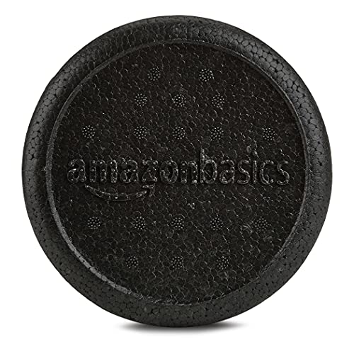 Amazon Basics High Density Foam Roller for Exercise and Recovery, 18 Inches, Black