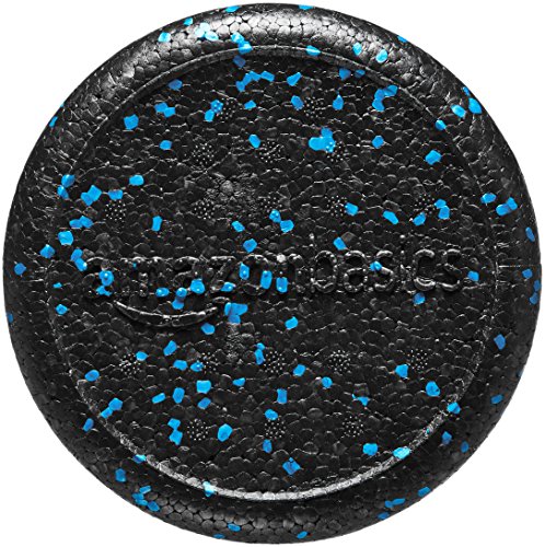 Amazon Basics High-Density Round Foam Roller for Exercise and Recovery - 12-Inch, Blue Speckled view 3