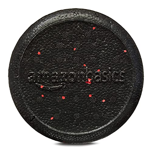Amazon Basics High-Density Round Foam Roller for Exercise and Recovery - 18-inch, Red Speckled view 3