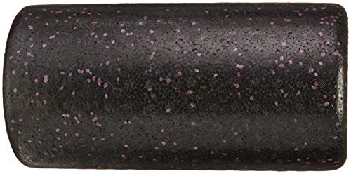 Amazon Basics High-Density Round Foam Roller for Exercise and Recovery - 12-inch, Purple Speckled