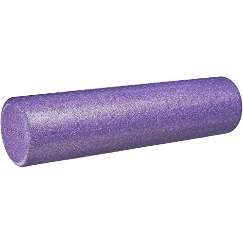 Amazon Basics High-Density Round Foam Roller for Exercise and Recovery - 24-inch, Purple