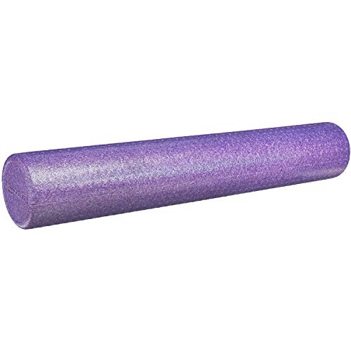 Amazon Basics High-Density Round Foam Roller for Exercise and Recovery - 36-inch, Purple