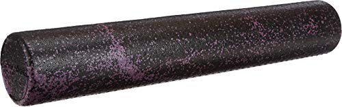 Amazon Basics High-Density Round Foam Roller for Exercise and Recovery - 36-inch, Purple Speckled
