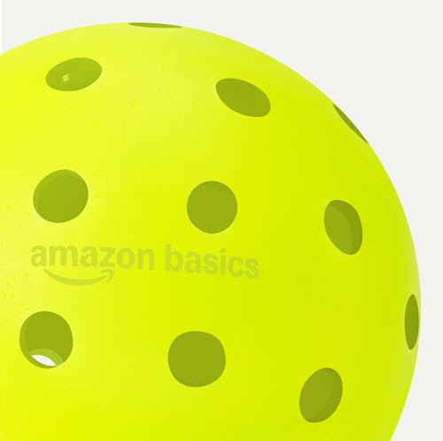 Amazon Basics Outdoor Pickleball Balls, USAPA Approved, Yellow, 3-Pack view 3