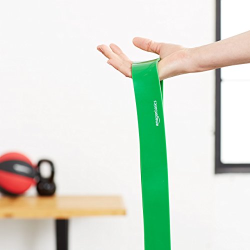 Amazon Basics Resistance Pull Up Band, 1-3/4 Inches (50 to 125 Pounds), Green