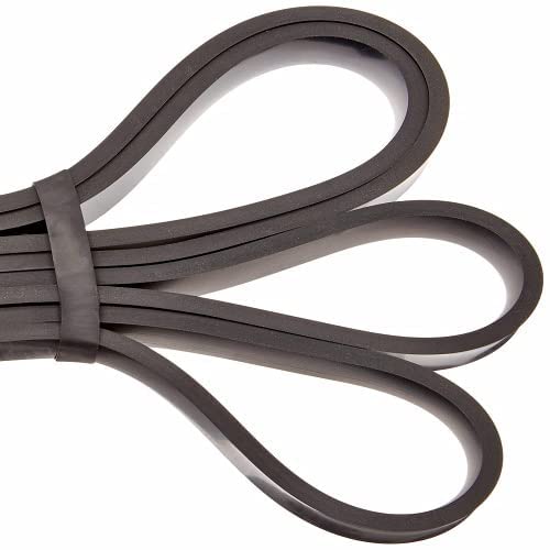 Amazon Basics Resistance Pull-Up Bands for Exercise, Workout, Stretching and Muscle Training, 3/4 Inches, 30 to 60 Pounds, Black view 2