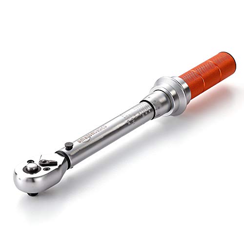 Amazon Basics 1/4-Inch Drive Click Torque Wrench - 20-150 Inch-lb, 2.5-15 Nm