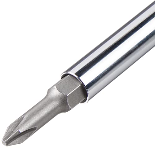 Amazon Basics 6-in-1 Multi-Bit Screwdriver/Nut Driver, Multicolor(Silver, Northern Glow Green, Grey)(Previously Denali brand)