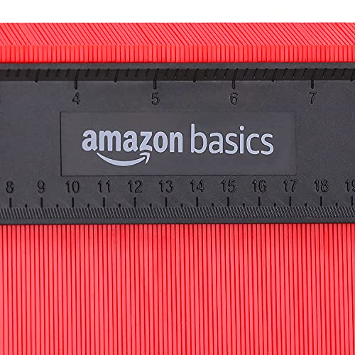 Amazon Basics Contour Gauge Set of 2, 5-inch and 10-inch Profile, 10-inch dimensions: 10.2 x 5.1 x 0.8 inches, 5-inch dimensions: 5 x 5.1 x 0.8 inches (LxWxH)