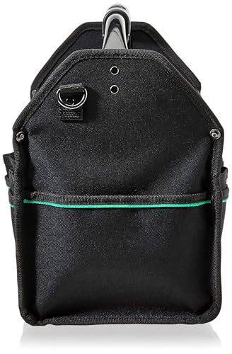 Amazon Basics Tool Bag Organizer with LED Light, 30 Pockets, Adjustable Shoulder Straps, Portable, Black view 2