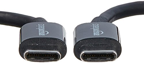 Amazon Basics USB-C to USB-C 2.0 Fast Charging Cable, 480Mbps Data Transfer Speed, USB-IF Certified, for Apple iPhone 16/15, iPad, Samsung Galaxy, Tablets, Laptops, 6 Foot, Black view 2